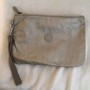 Kipling Taupe Wristlet with Strap